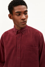Armedangels Armedangels, Corduroy LS Shirt, velvet red, XL