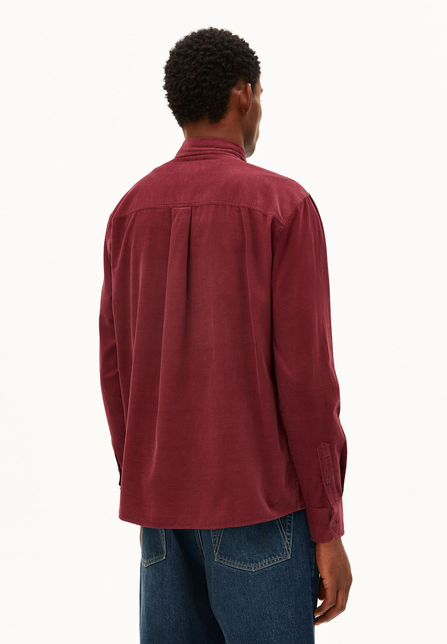 Armedangels Armedangels, Corduroy LS Shirt, velvet red, L