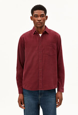 Armedangels Armedangels, Corduroy LS Shirt, velvet red, M