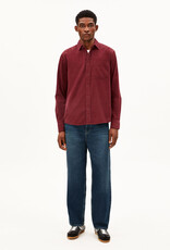 Armedangels Armedangels, Corduroy LS Shirt, velvet red, M