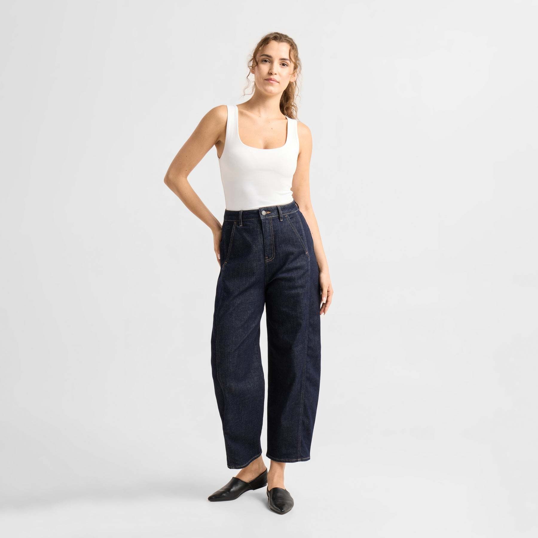 Dawn Dawn, Moondust Wide Barrel, raw blue, 29/30