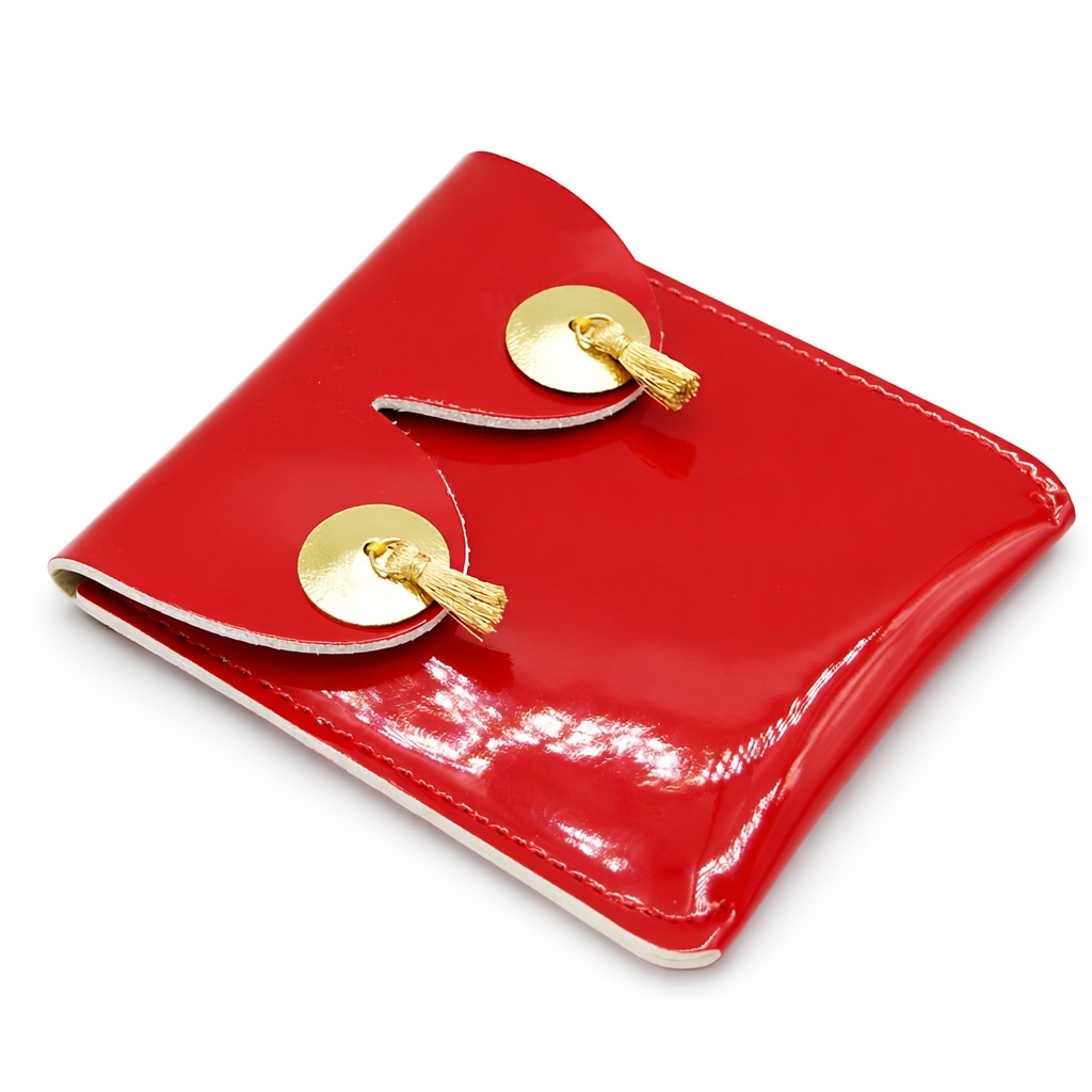 Alkemest Alkemest, Boob Pouch Pompom, red