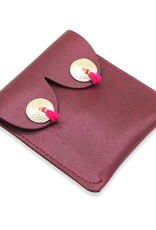Alkemest Alkemest, Boob Pouch Pompom, burgundy glitter