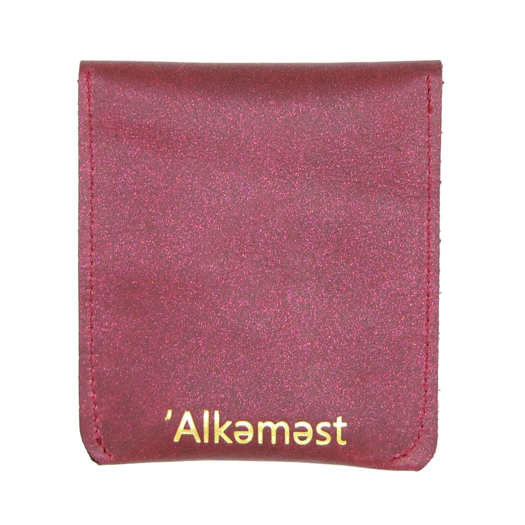 Alkemest Alkemest, Boob Pouch Pompom, burgundy glitter
