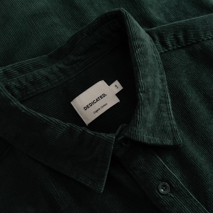 Dedicated Dedicated, Varberg Corduroy Shirt, pine grove, M
