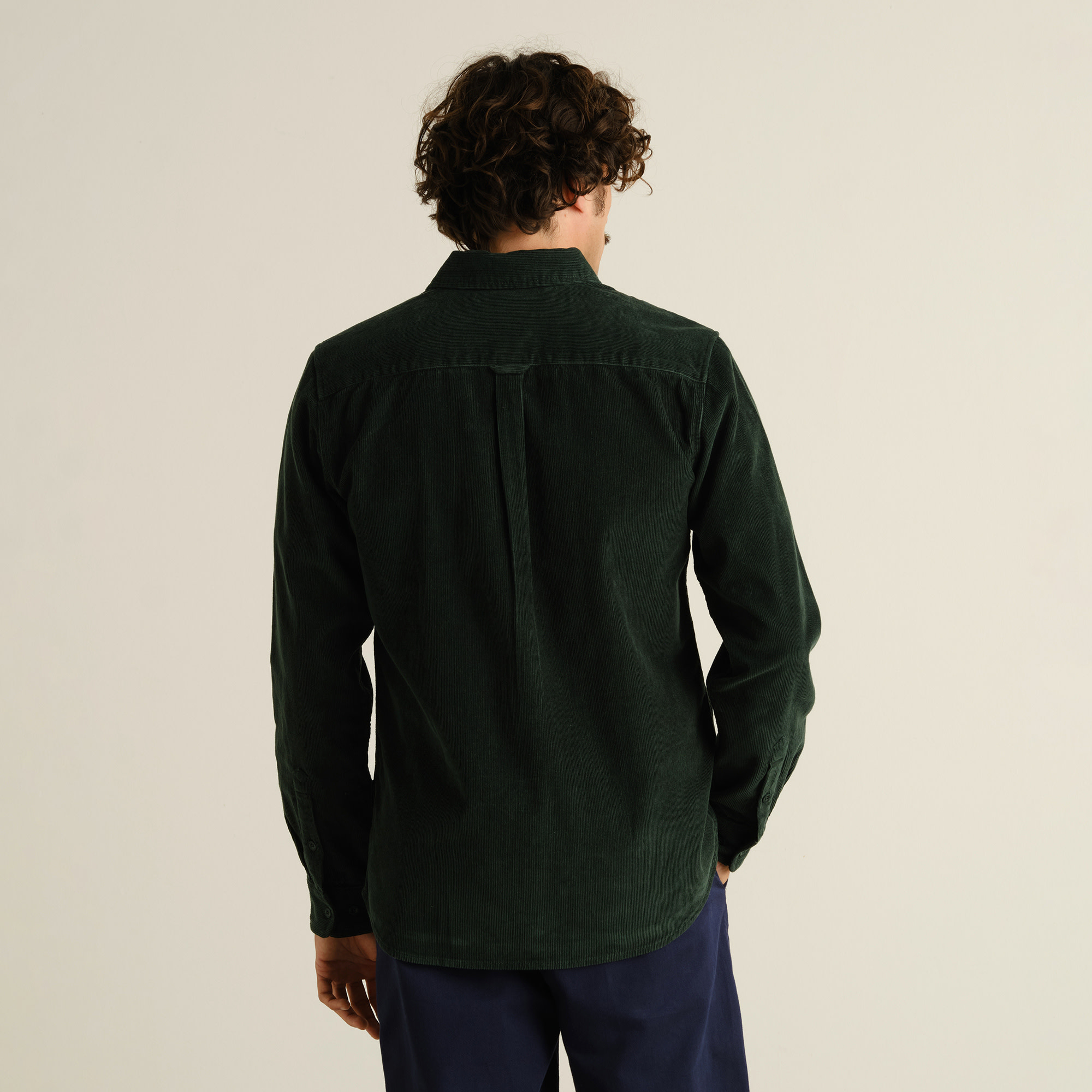 Dedicated Dedicated, Varberg Corduroy Shirt, pine grove, M