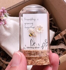Attic Creations Attic Creations, Friendship, bee & flower gold