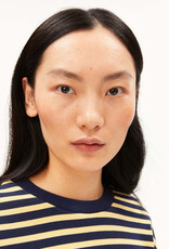 Armedangels Armedangels, Frankaa Maarlen Stripe, golden hay-tinted navy, S