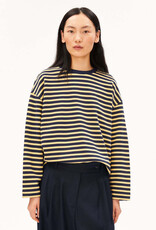 Armedangels Armedangels, Frankaa Maarlen Stripe, golden hay-tinted navy, S