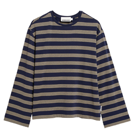 Armedangels Armedangels, Marynaa Stripe, tinted navy-golden hay, M