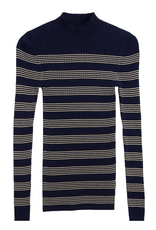 Armedangels Armedangels, Alaania Stripe, tinted navy-golden hay, M
