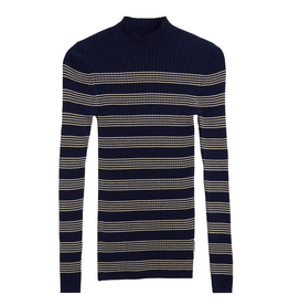 Armedangels Armedangels, Alaania Stripe, tinted navy-golden hay, S