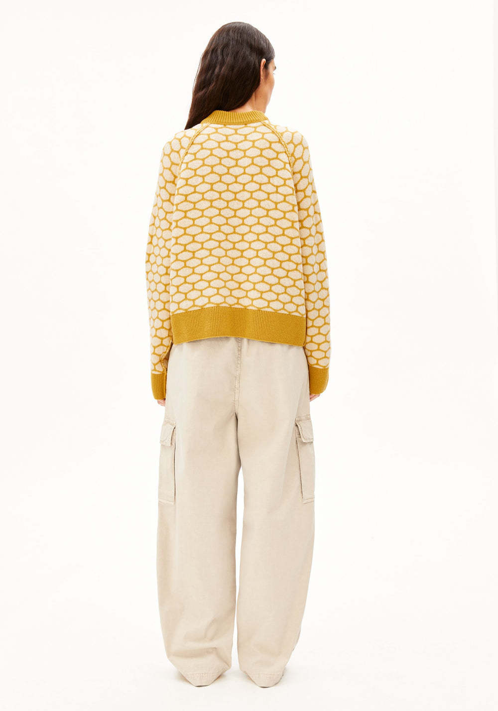 Armedangels Armedangels, Wool Multi Dots, mosslace-oatmilk, M