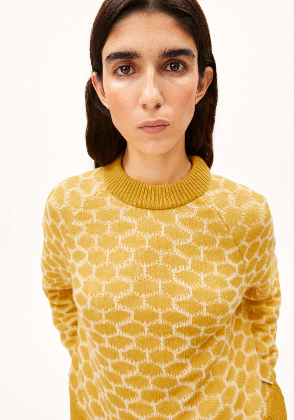 Armedangels Armedangels, Wool Multi Dots, mosslace-oatmilk, S