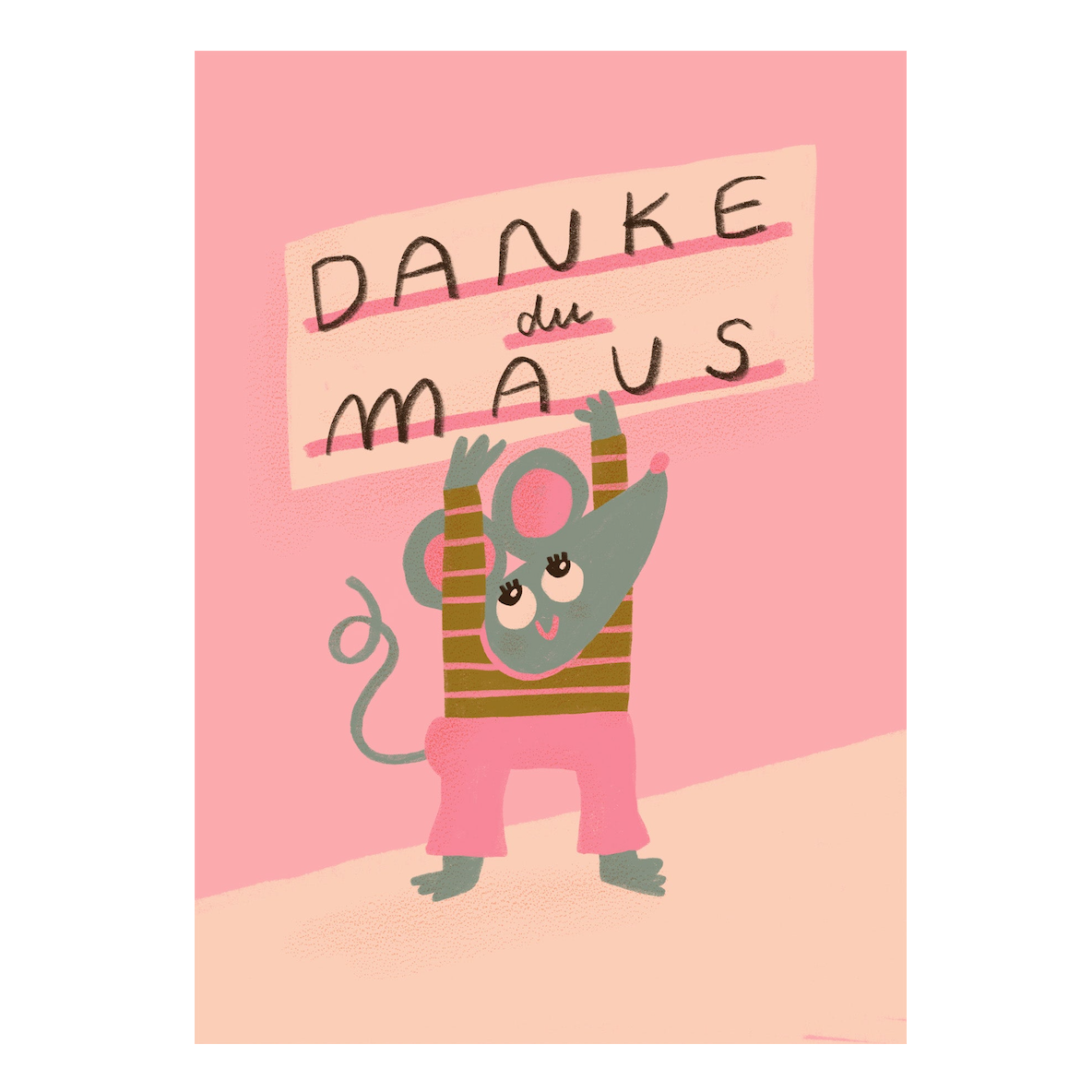 Slinga Slinga, Postkarte, danke maus