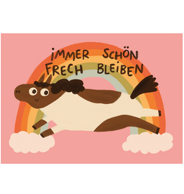 Slinga Slinga, Postkarte, frech bleiben