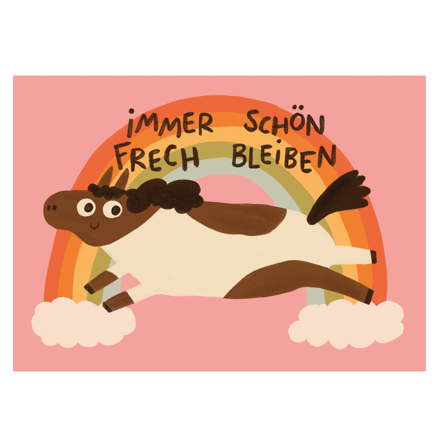 Slinga Slinga, Postkarte, frech bleiben