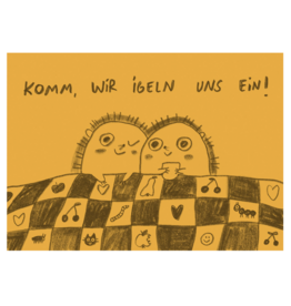 Slinga Slinga, Postkarte, einigeln