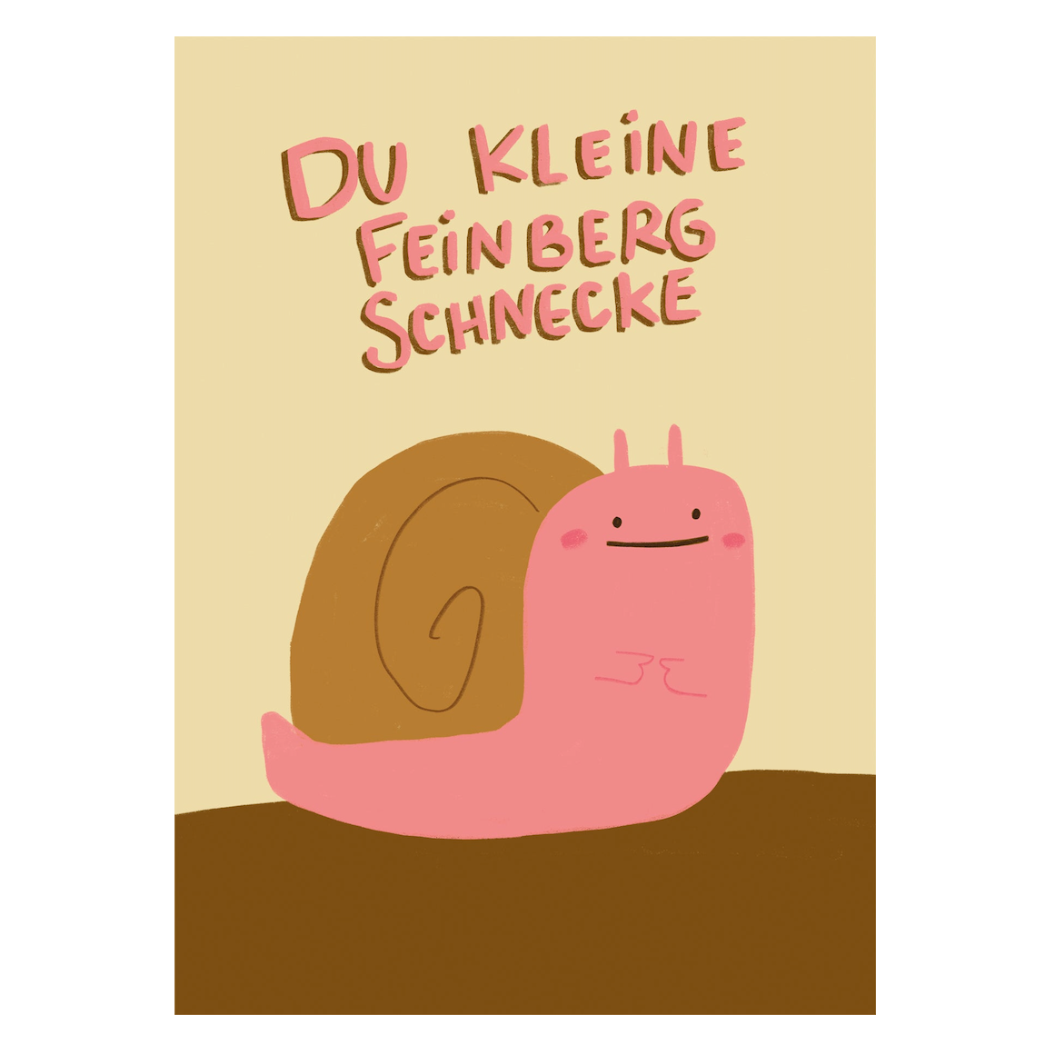 Slinga Slinga, Postkarte, feinbergschnecke