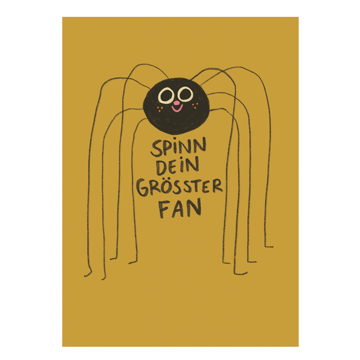 Slinga Slinga, Postkarte, spinne