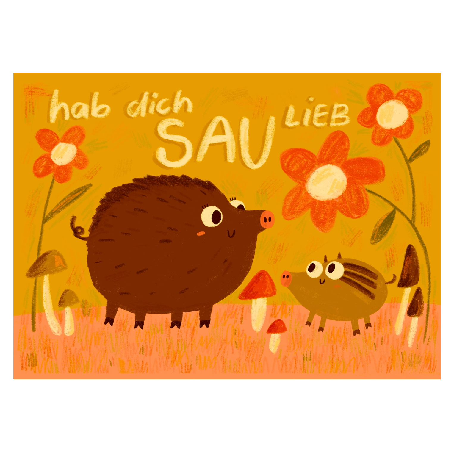 Slinga Slinga, Postkarte, sau lieb