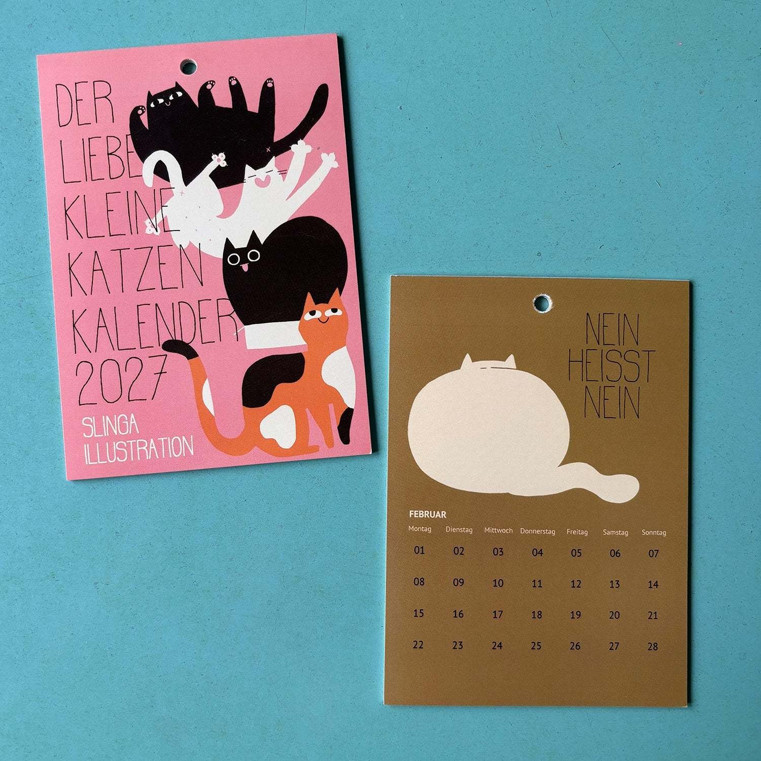 Slinga Slinga, der liebe kleine Katzen Abreisskalender 2027