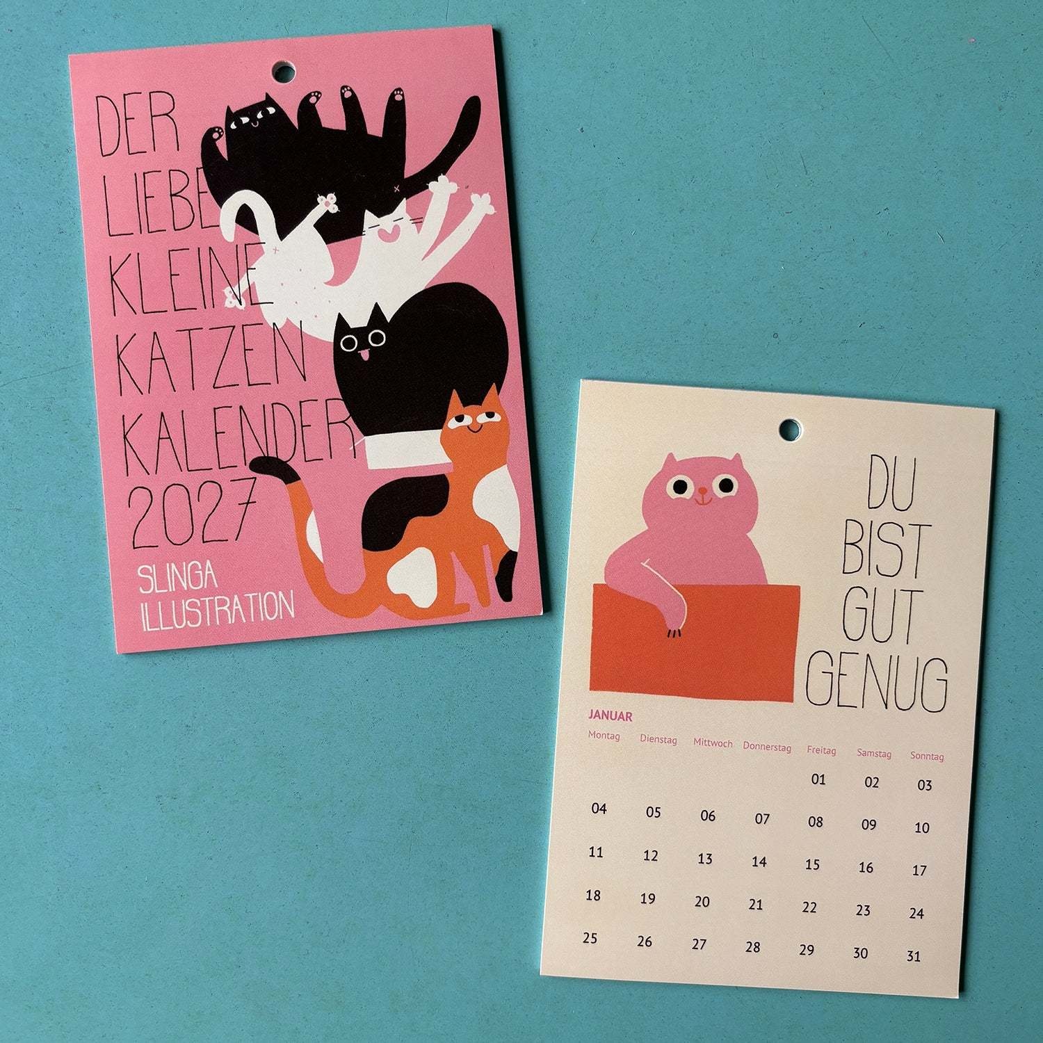 Slinga Slinga, der liebe kleine Katzen Abreisskalender 2027