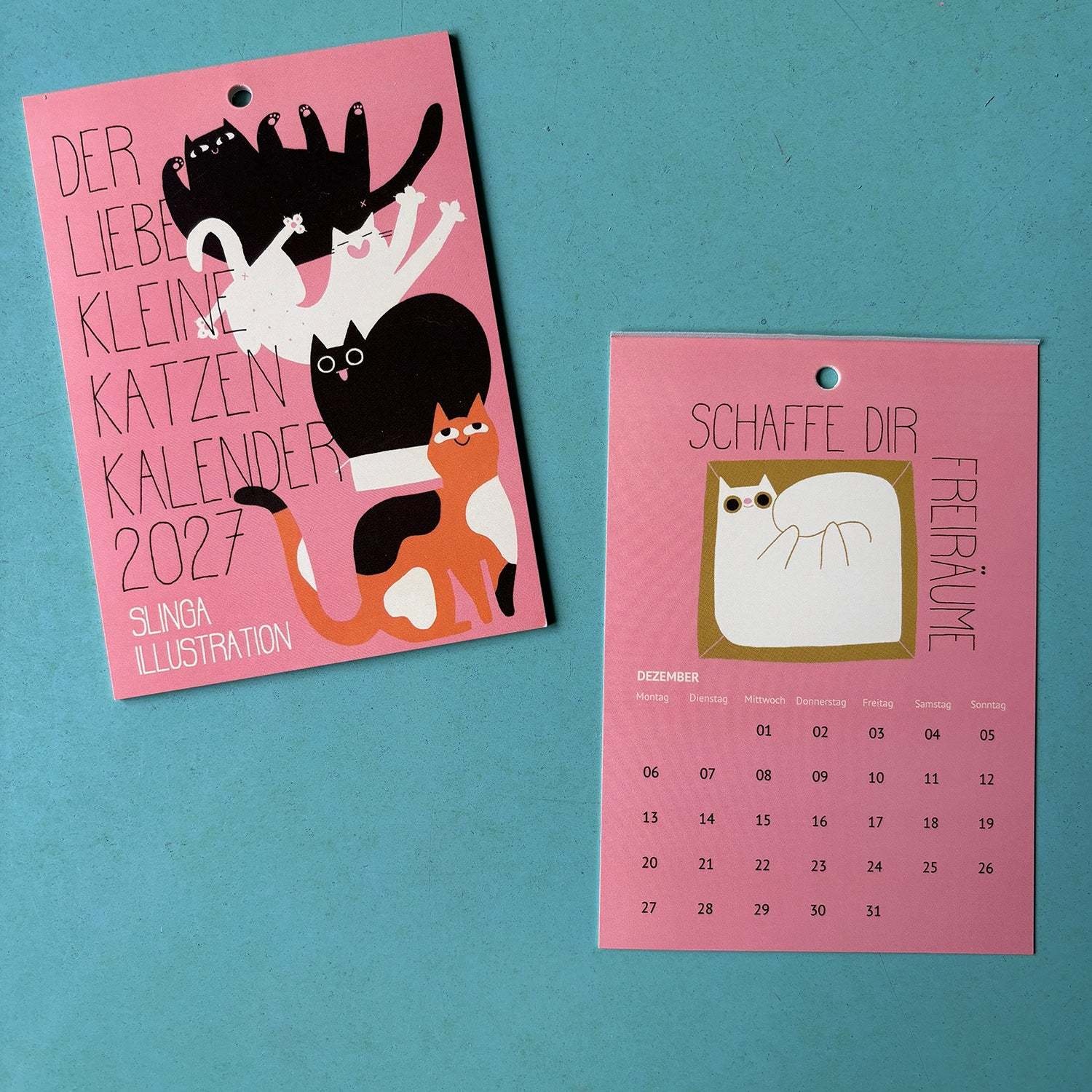 Slinga Slinga, der liebe kleine Katzen Abreisskalender 2027