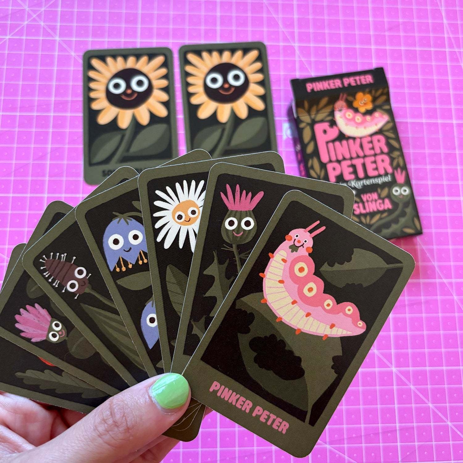 Slinga Slinga, Kartenspiel, pinker peter