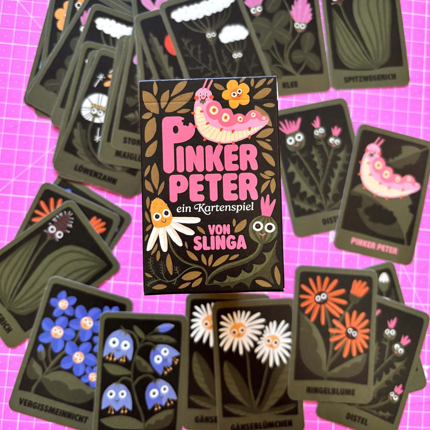 Slinga Slinga, Kartenspiel, pinker peter