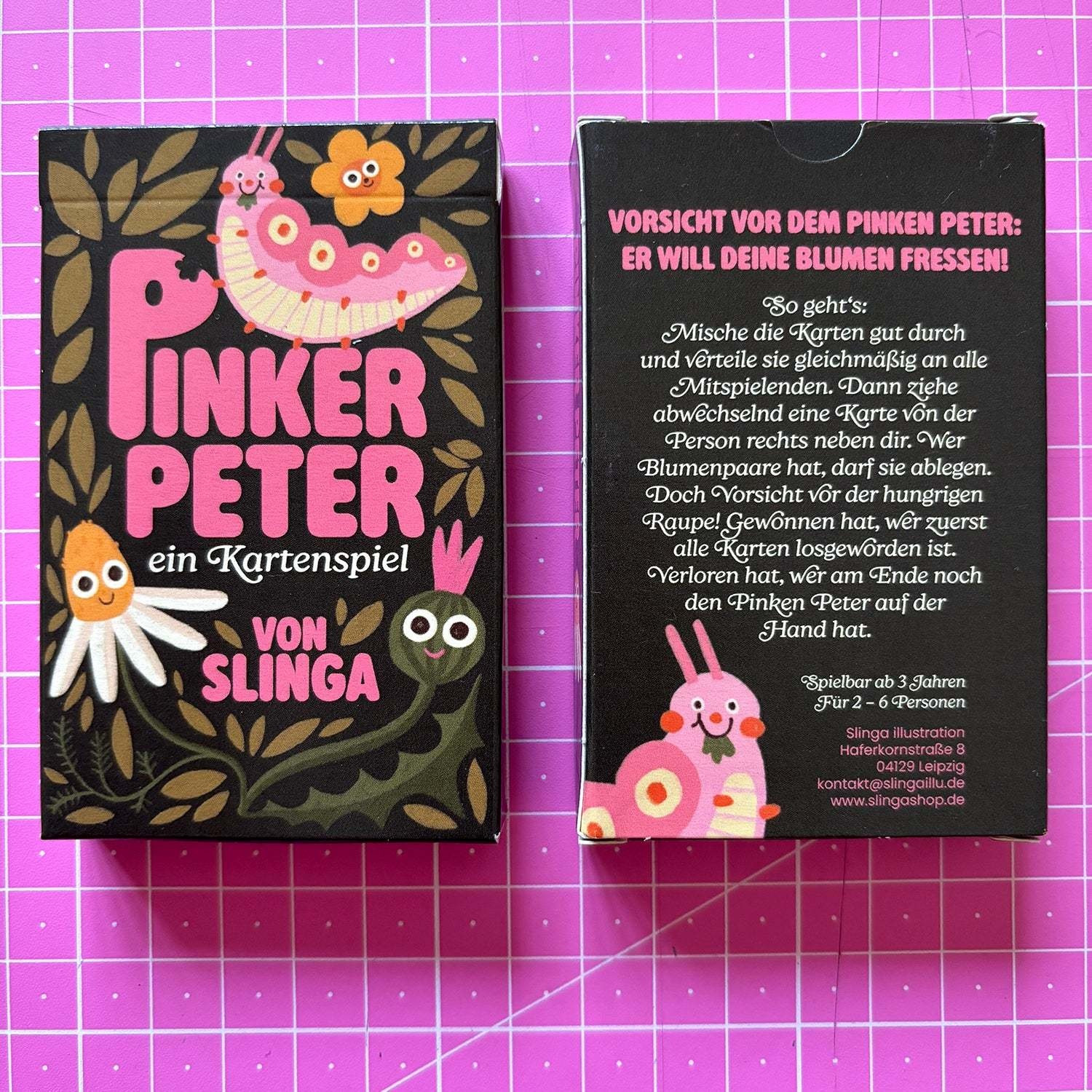 Slinga Slinga, Kartenspiel, pinker peter