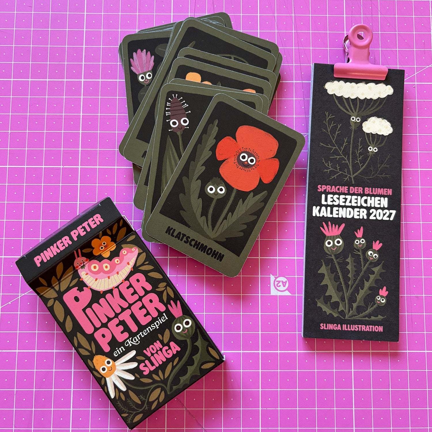 Slinga Slinga, Kartenspiel, pinker peter