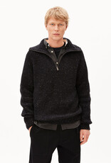 Armedangels Armedangels, Troyer Tweed Knit, black, L