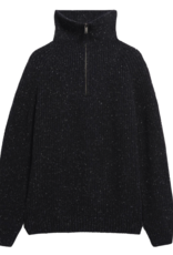 Armedangels Armedangels, Troyer Tweed Knit, black, M
