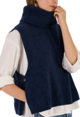 Les Racines du Ciel Les Racines du Ciel, Jenny Collar Tank Top, blue chine, S