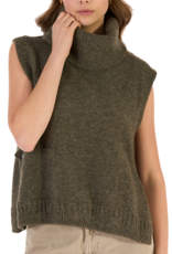 Les Racines du Ciel Les Racines du Ciel, Jenny Collar Tank Top, kaki chine, M