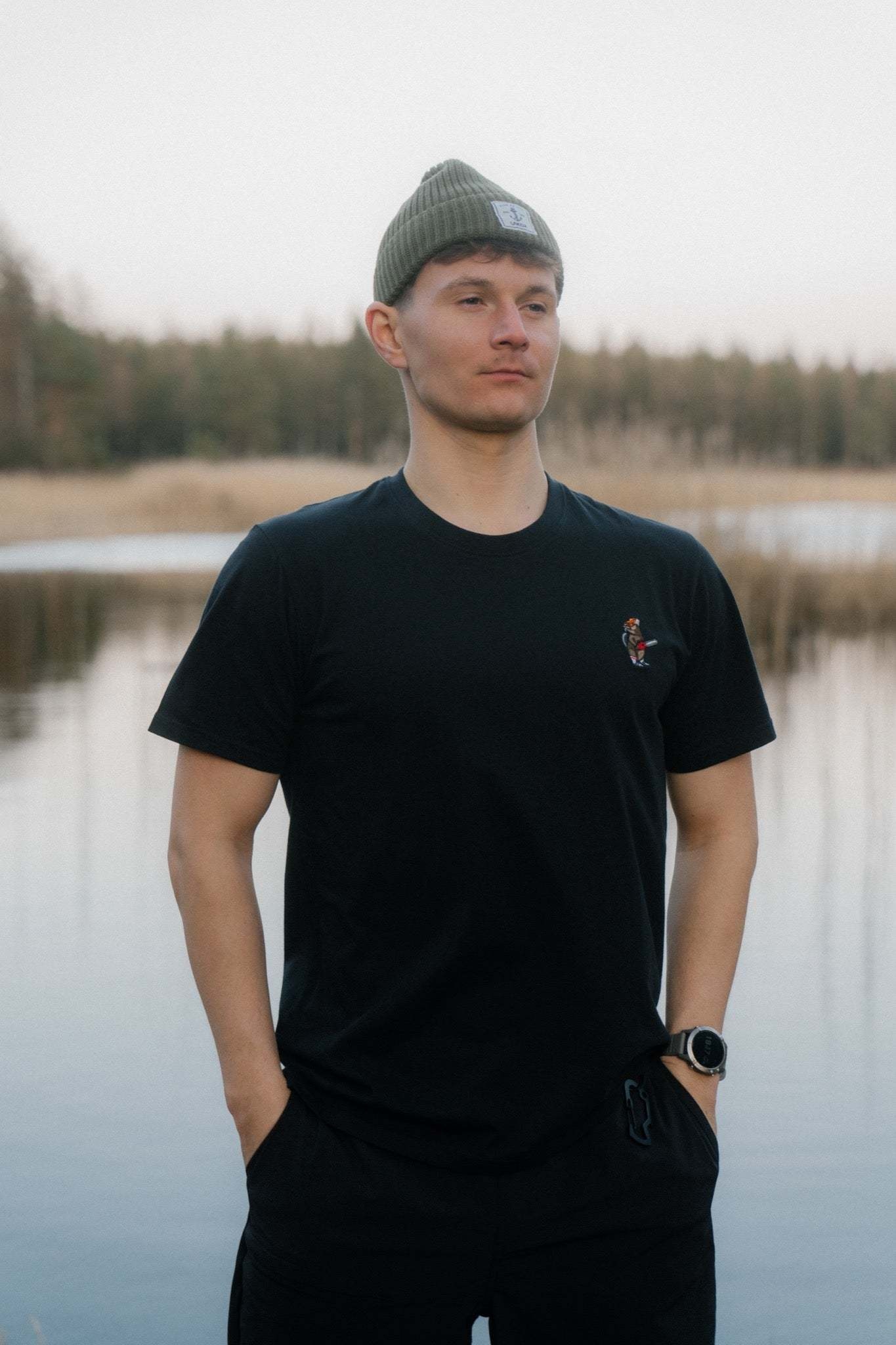 Lakor Lakor, Mini Lazy Lumber T-Shirt, moonless night, L