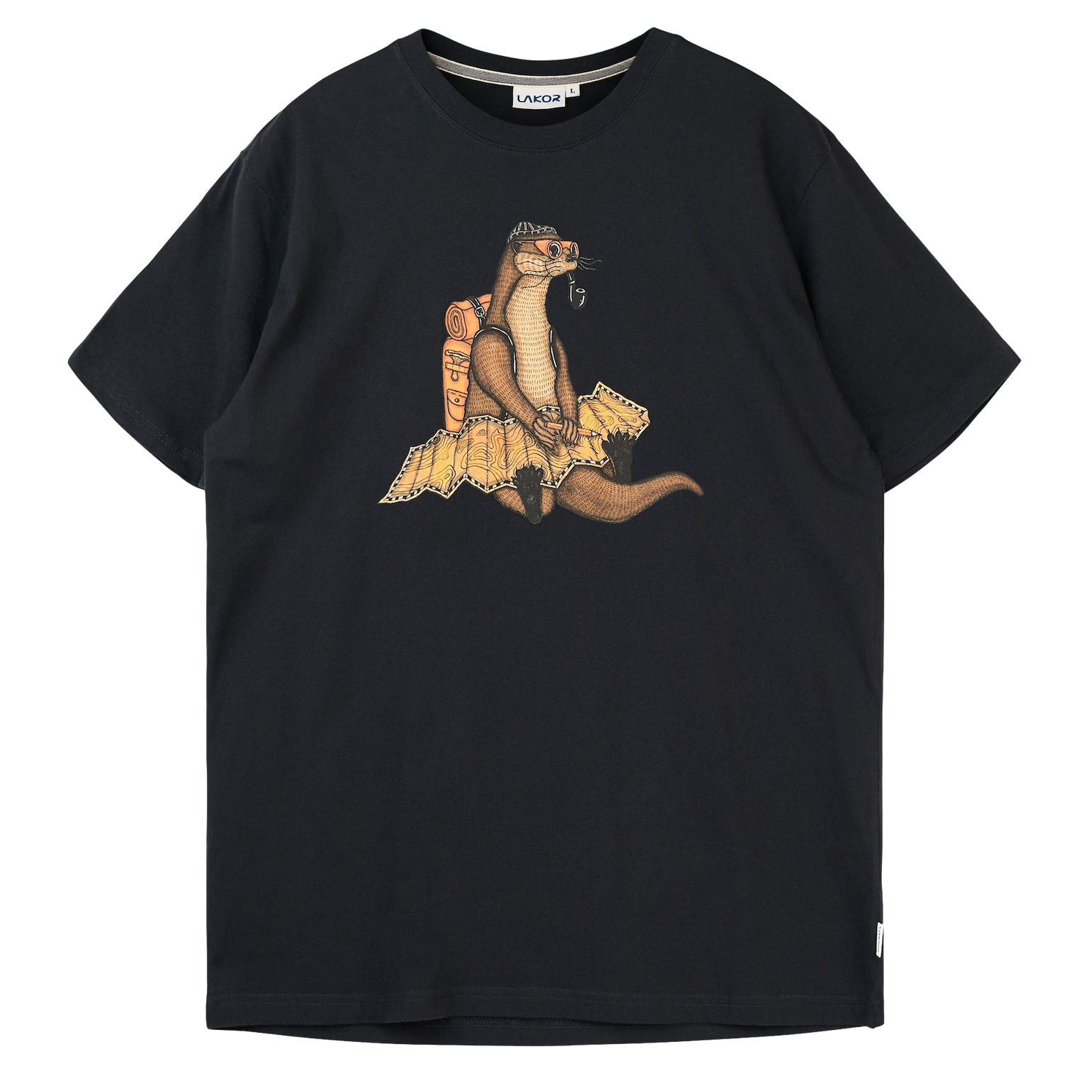 Lakor Lakor, The Otter Way T-Shirt, moonless night, L