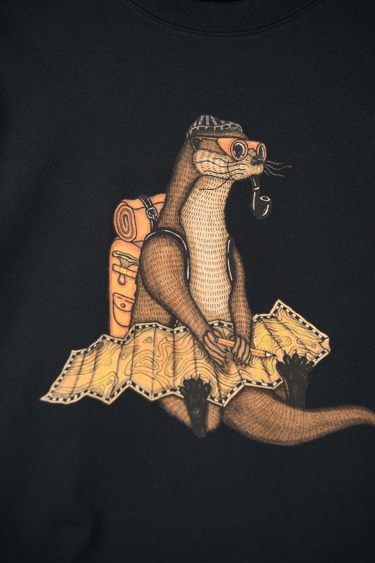 Lakor Lakor, The Otter Way T-Shirt, moonless night, M