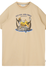 Lakor Lakor, Net Fix and Chill T-Shirt, white pepper, L