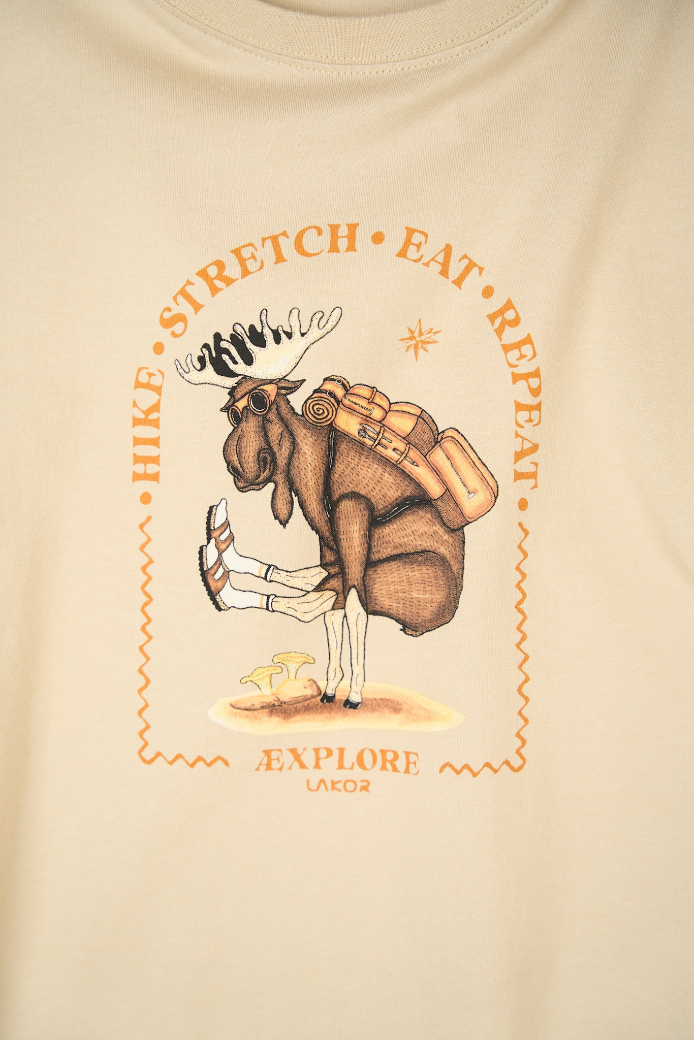 Lakor Lakor, Hike Stretch T-Shirt, white pepper, XL