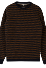 Lakor Lakor, Faroese Fisher Knit, navy/brown, XL