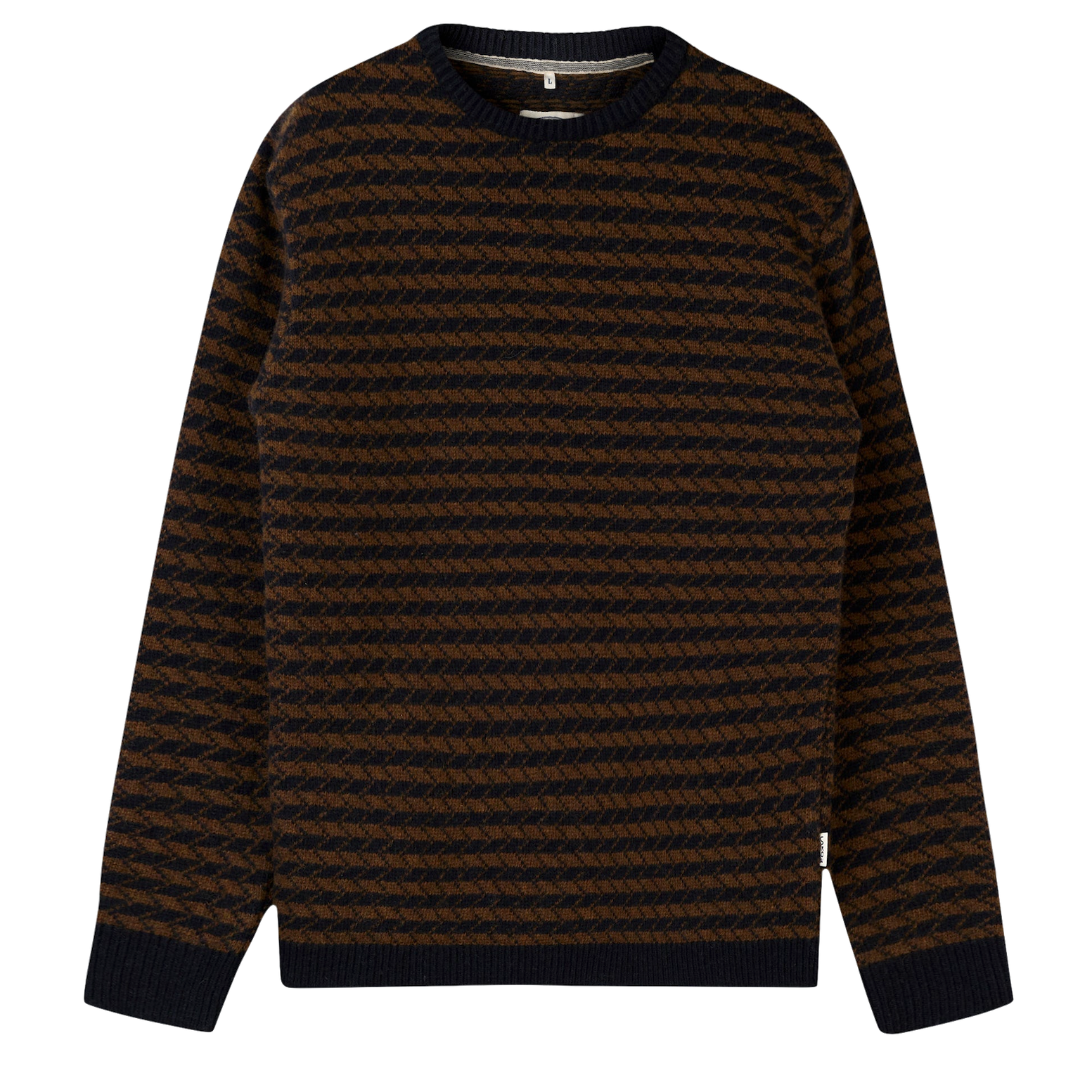 Lakor Lakor, Faroese Fisher Knit, navy/brown, M