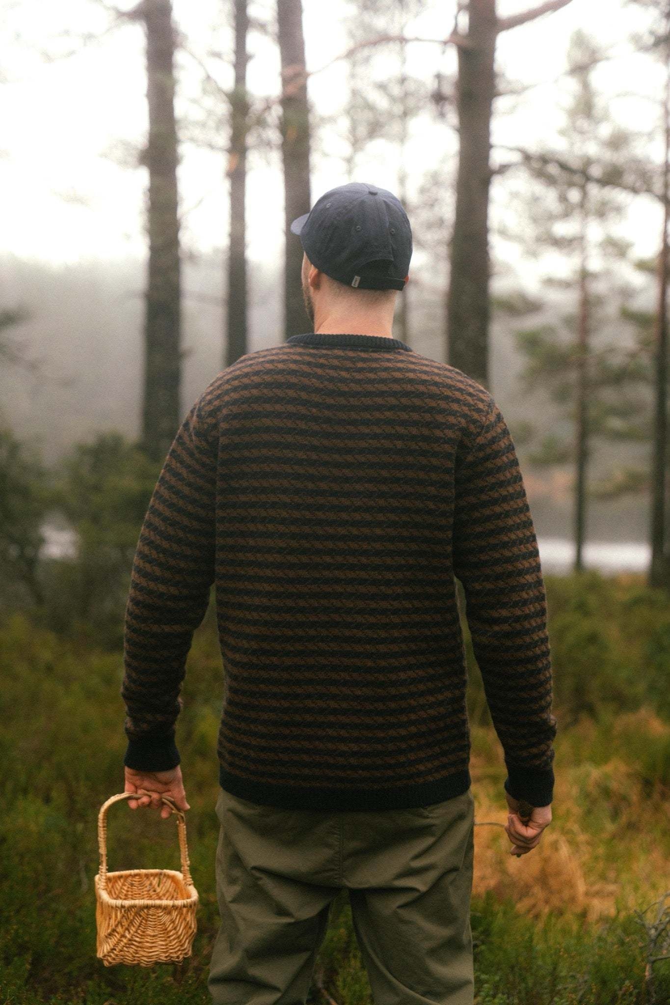 Lakor Lakor, Faroese Fisher Knit, navy/brown, M