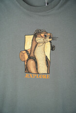 Lakor Lakor, Otter Æxplorer T-shirt, urban chic, L