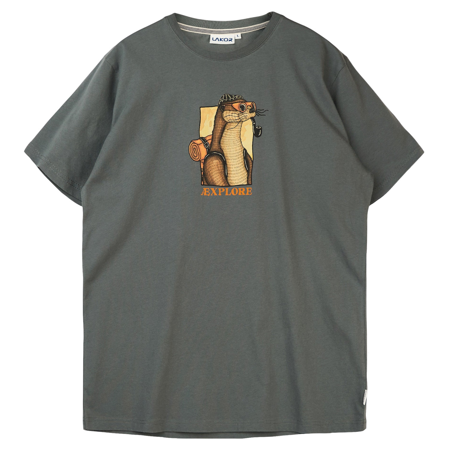 Lakor Lakor, Otter Æxplorer T-shirt, urban chic, S