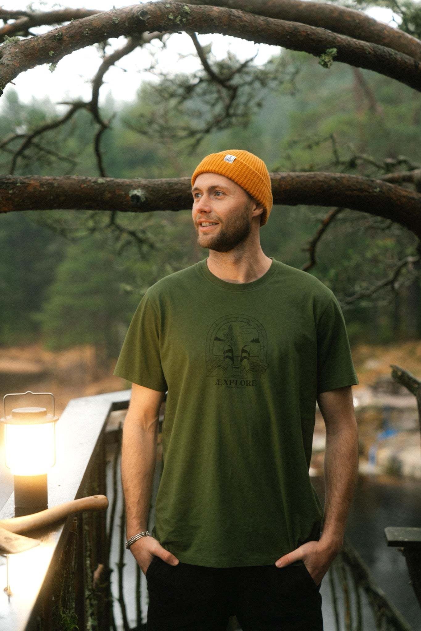 Lakor Lakor, Looking Out T-Shirt, riffle green, XL