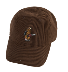 Lakor Lakor, Beaver Timber Courd Cap, chocolate brown