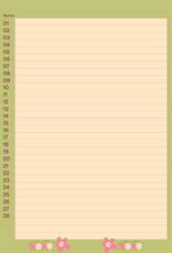 Slinga Slinga, Kalender, Planer mit Platz 2027