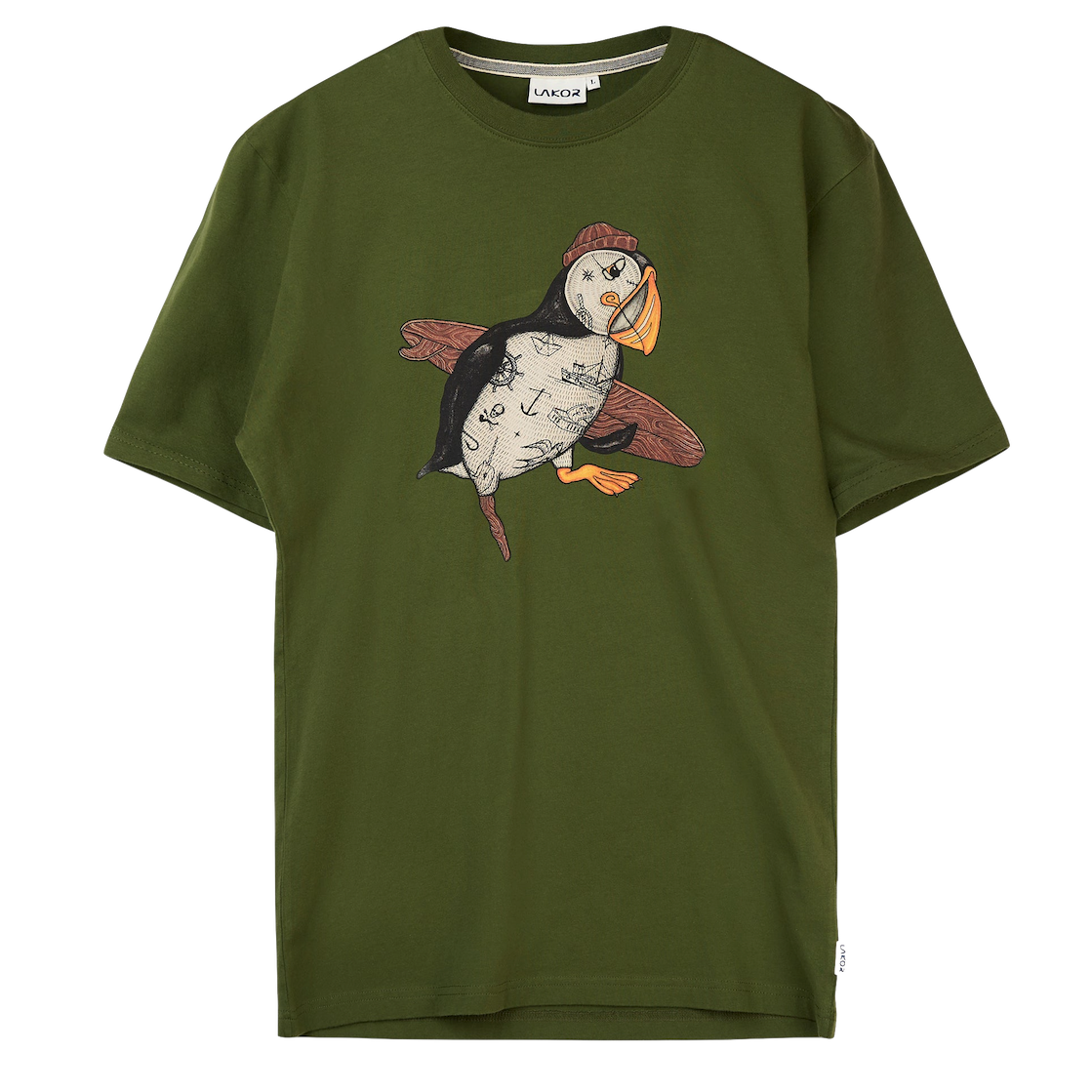 Lakor Lakor, Sea Parrot Surf T-Shirt, riffle green, M
